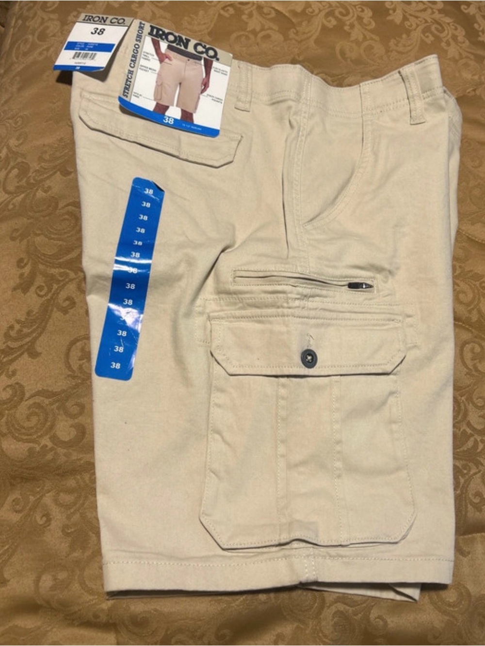 Men’s Stretch Cargo Shorts Size 38